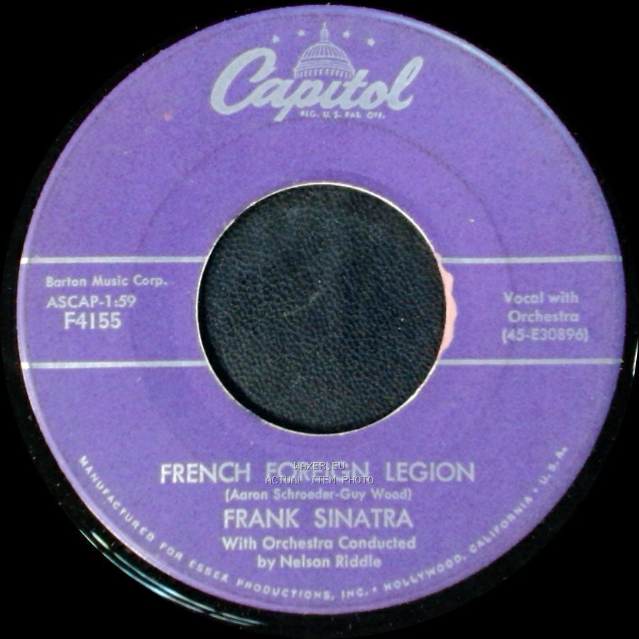 Frank Sinatra - French Foreign Legion / Time After Time side A