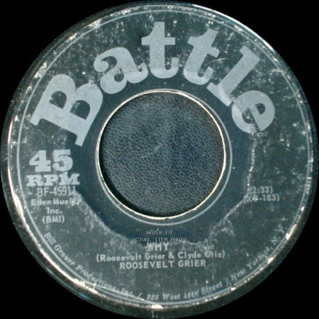 Roosevelt Grier - Why / Lover Set Me Free side A