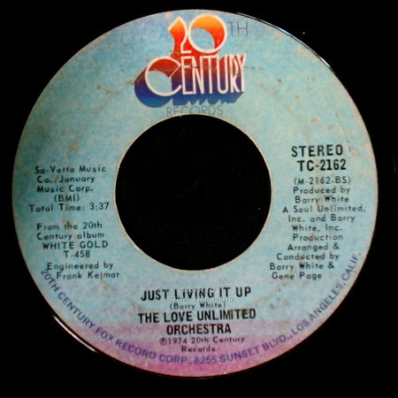The Love Unlimited Orchestra - Satin Soul / Just Living It Up side B