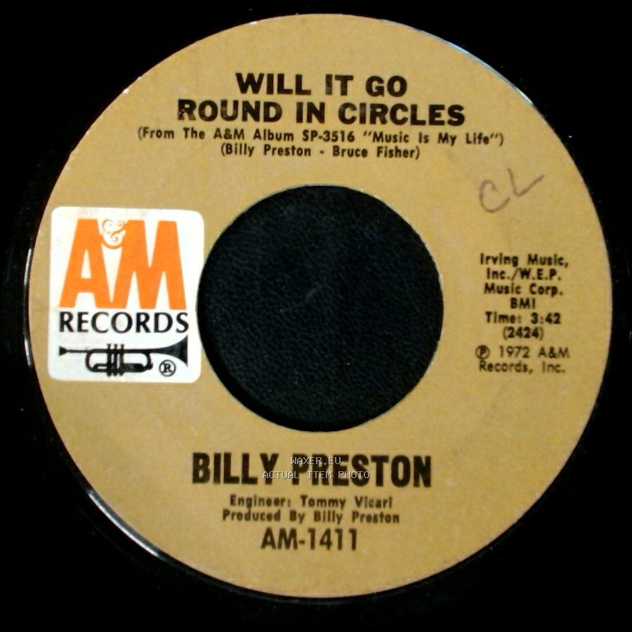 Billy Preston - Will It Go Round In Circles / Blackbird side A