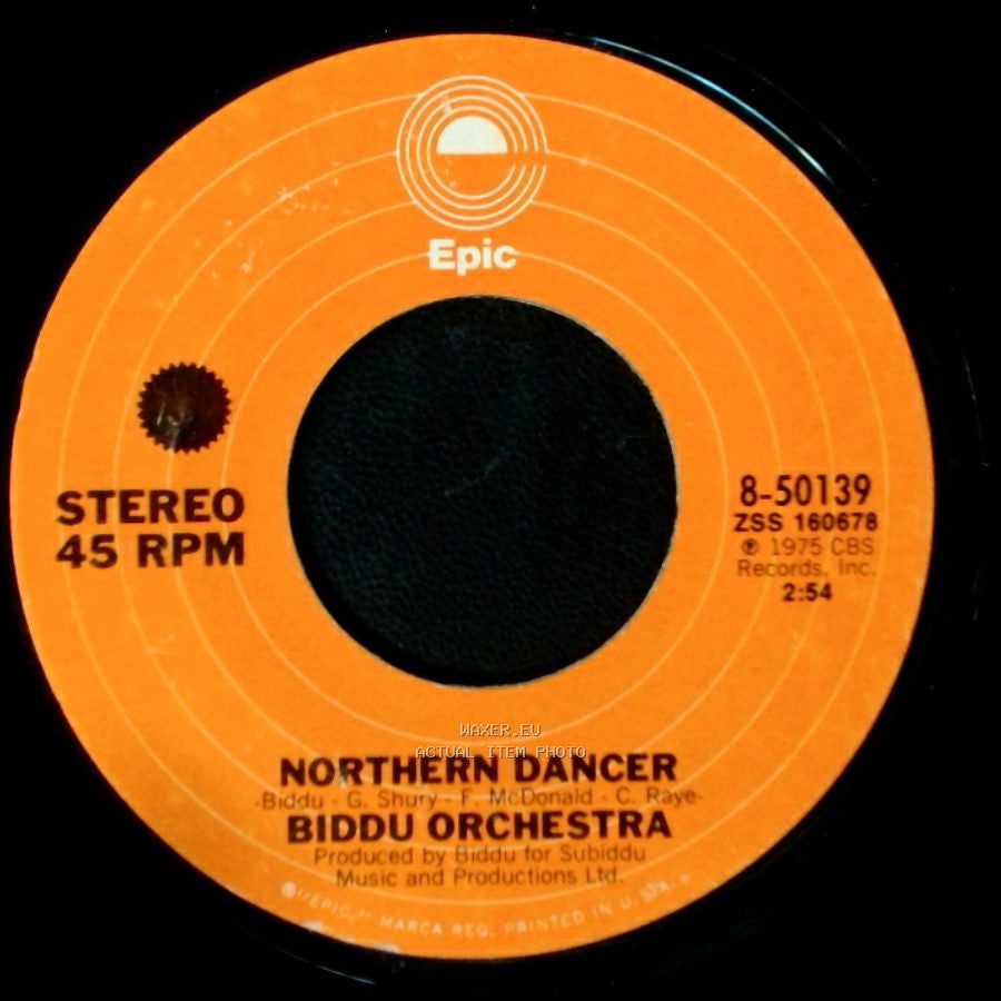 Biddu Orchestra - Summer Of '42 / Northern Dancer side B