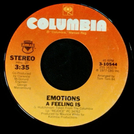 Emotions - A Feeling Is / Best Of My Love side A