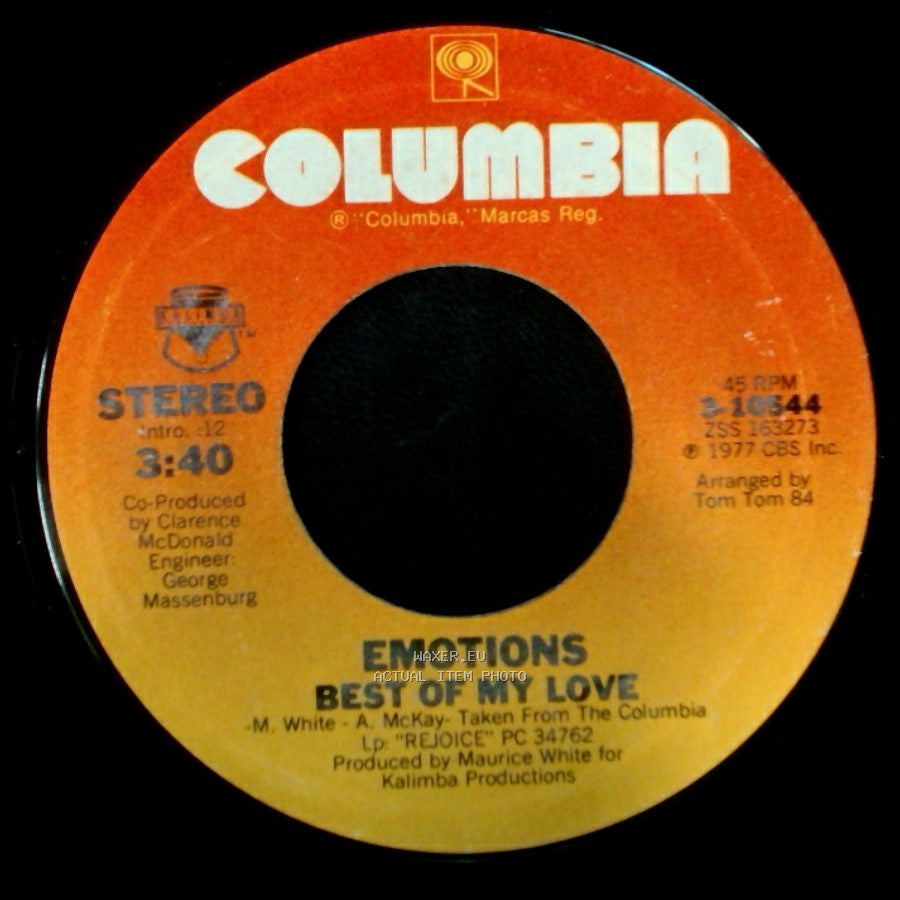 Emotions - A Feeling Is / Best Of My Love side B