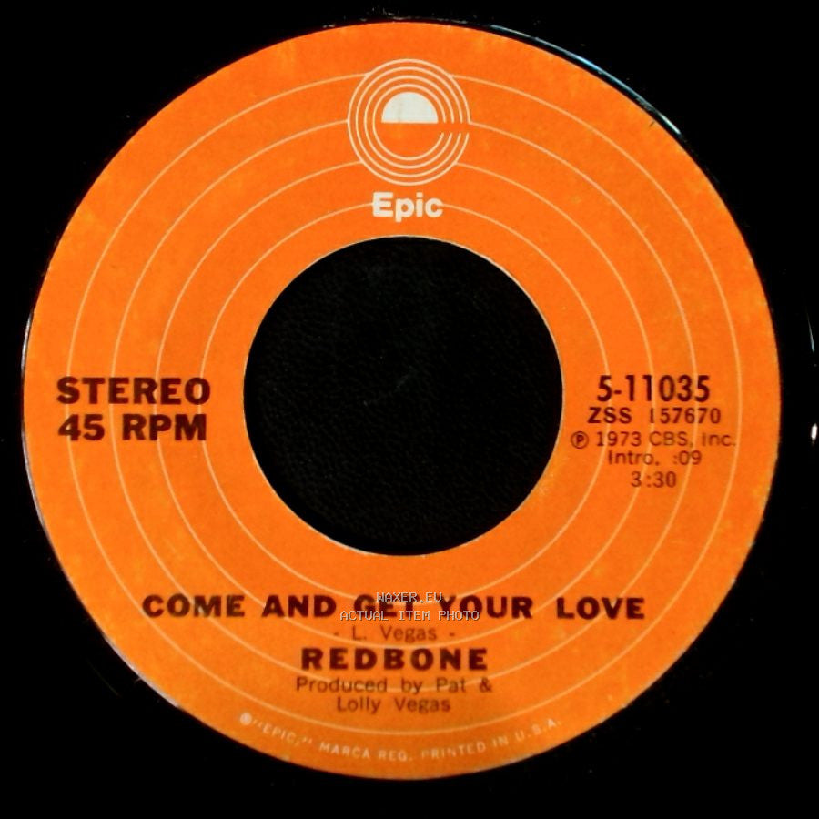 Redbone - Day To Day Life / Come And Get Your Love side B