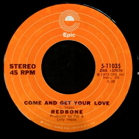 Redbone - Day To Day Life / Come And Get Your Love side B