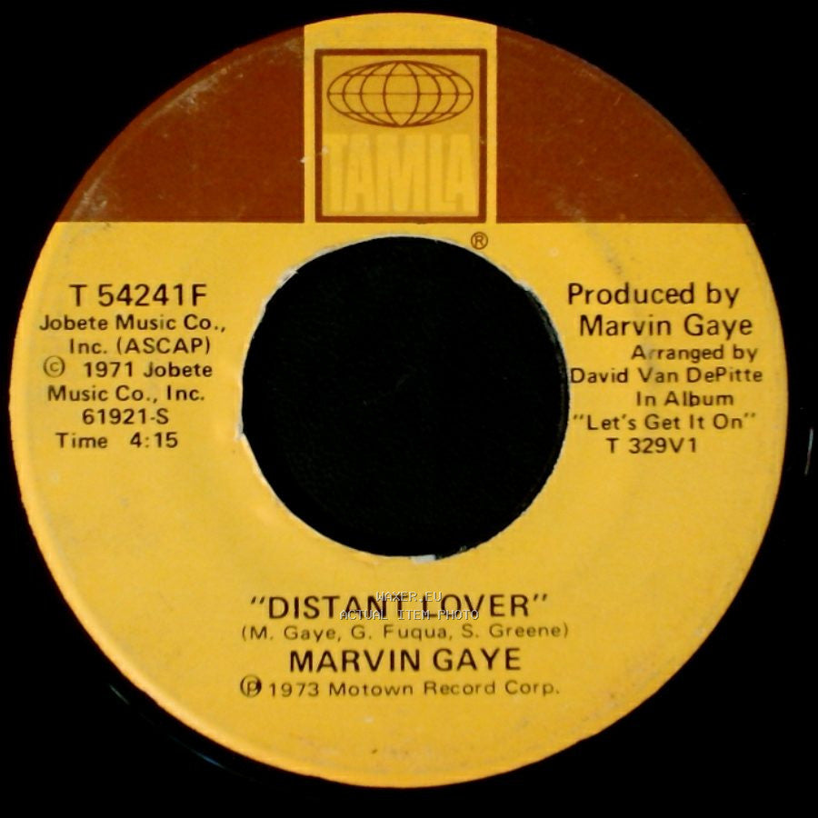 Marvin Gaye - "Come Get To This" / Distant Lover side B