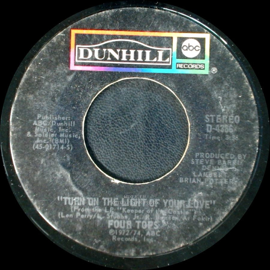 Four Tops - Turn On The Light Of Your Love / One Chain Don't Make No Prison side A