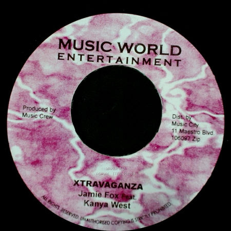 Jamie Fox Feat. Kanye West / Akon / Kartel / Sizzla / Shabba - Xtravaganza / Soul Survivor Remix side A