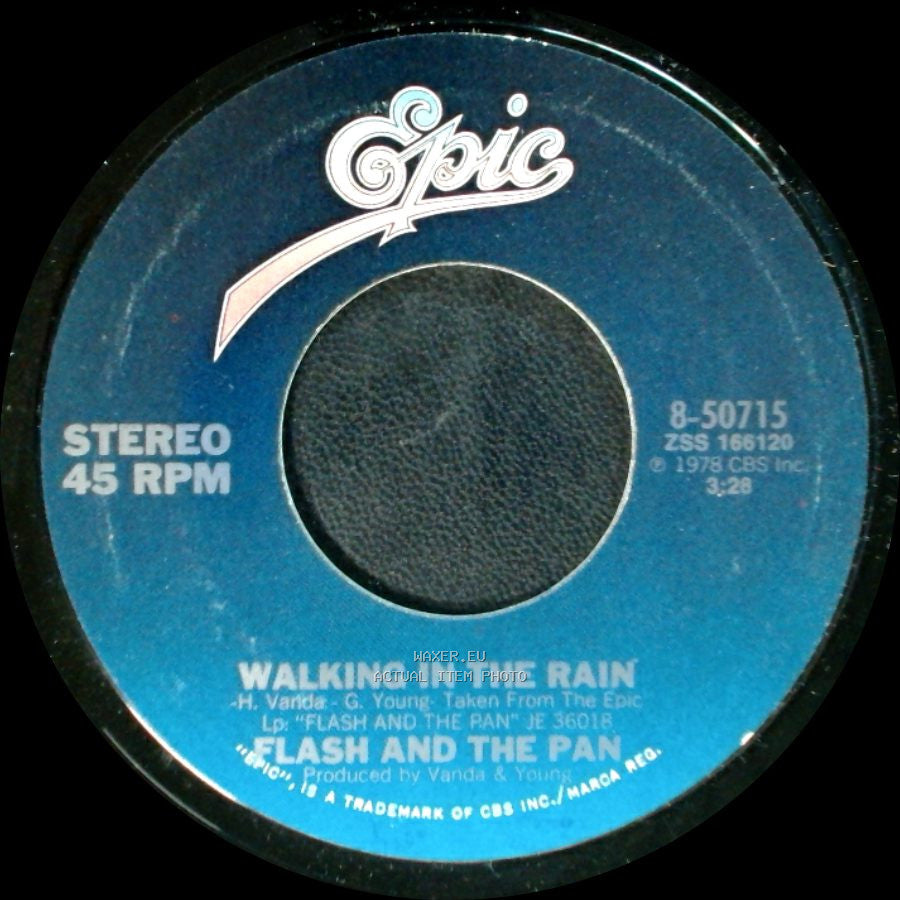 Flash And The Pan - Walking In The Rain / Hey, St. Peter side A
