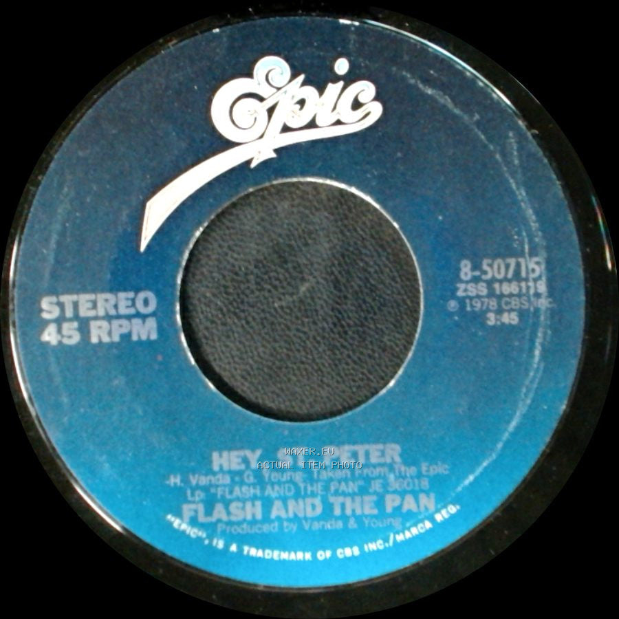 Flash And The Pan - Walking In The Rain / Hey, St. Peter side B
