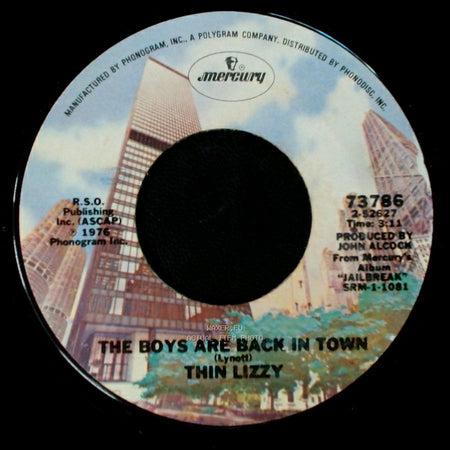 Thin Lizzy - The Boys Are Back In Town / Jailbreak side A