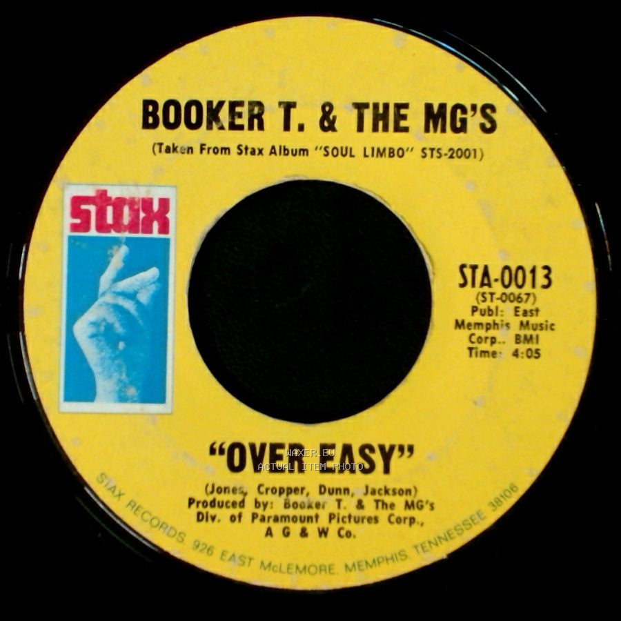 Booker T. & The Mg's - Over Easy / Hang 'em High side A