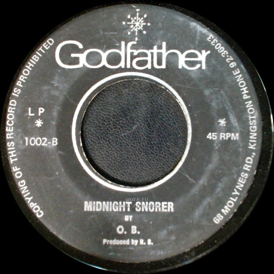 Roman Stewart / O. B. - Lovin' Arms / Midnight Snorer side B
