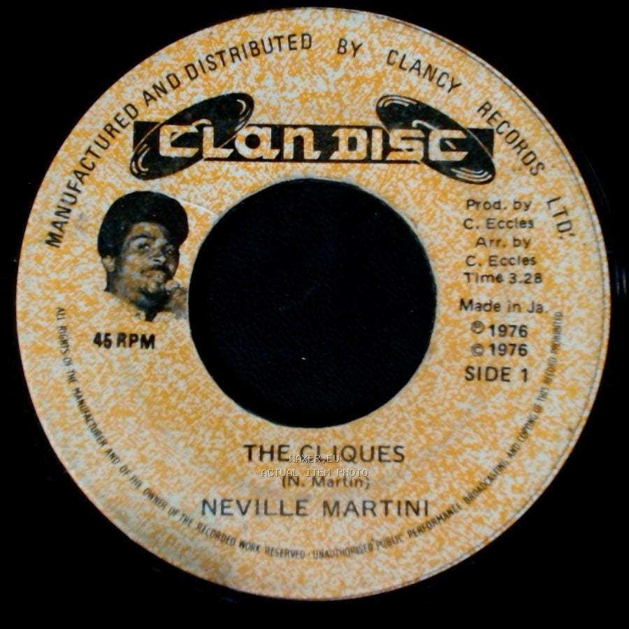 Neville Martini - The Cliques / Unknown Title B side A