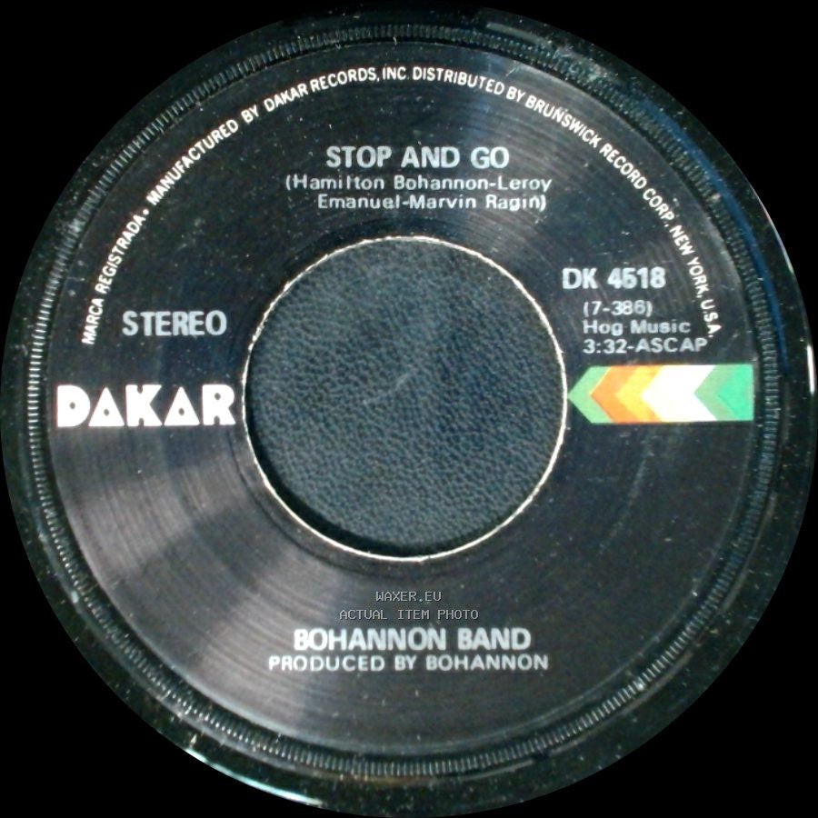 Bohannon Band - Stop And Go / Save Their Souls side A