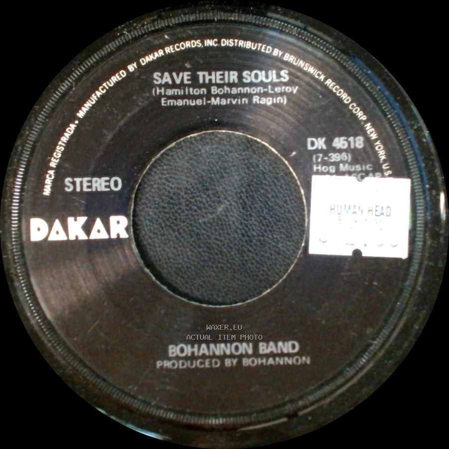 Bohannon Band - Stop And Go / Save Their Souls side B