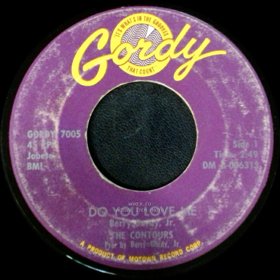 The Contours - Do You Love Me / Move, Mr. Man side A