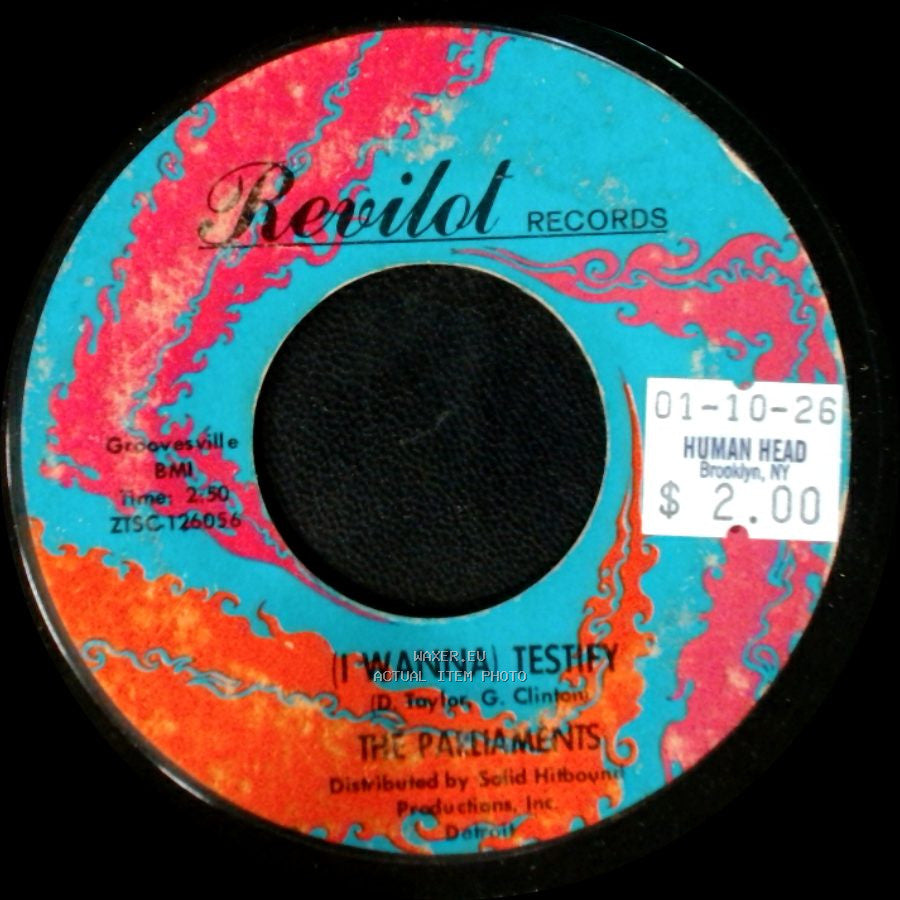 The Parliaments - (Wanna) Testify / I Can Feel The Ice Melting side A