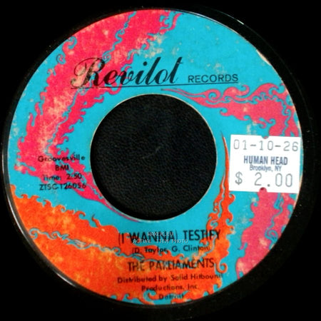 The Parliaments - (Wanna) Testify / I Can Feel The Ice Melting side A