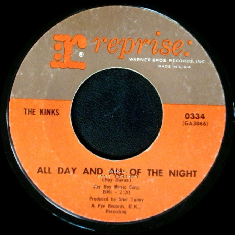 The Kinks - I Gotta Move / All Day And All Of The Night side B