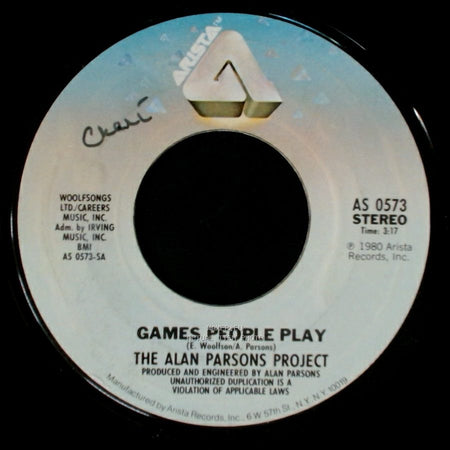 The Alan Parsons Project - The Ace Of Swords / Games People Play side B
