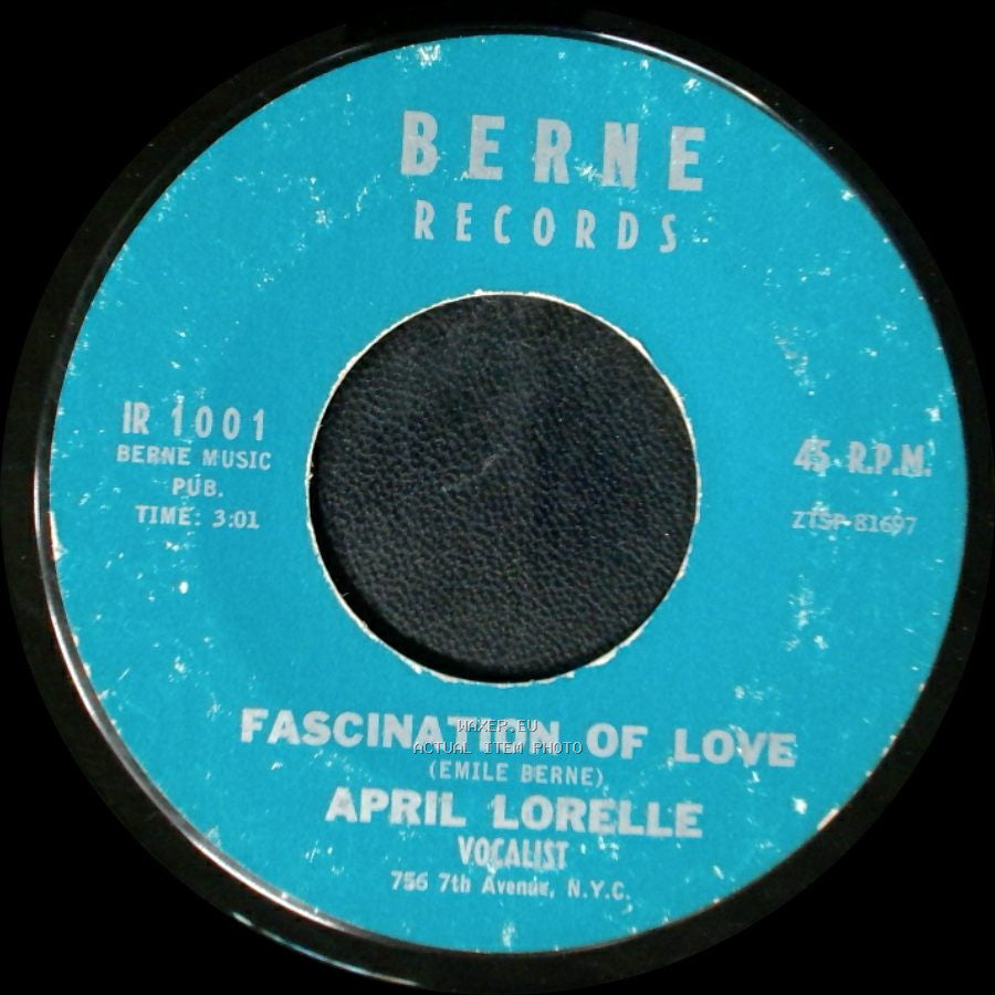 April Lorelle - Fascination Of Love / The Last Night We Met In June side A