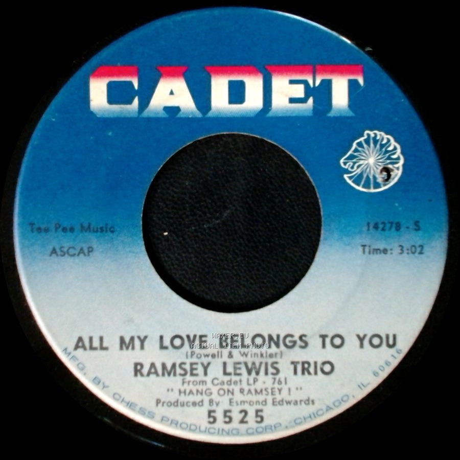 Ramsey Lewis Trio - A Hard Day's Night / All My Love Belongs To You side B