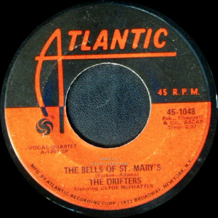 The Drifters / The Drifters Featuring Clyde Mcfatter - White Christmas / The Bells Of St. Mary's side B
