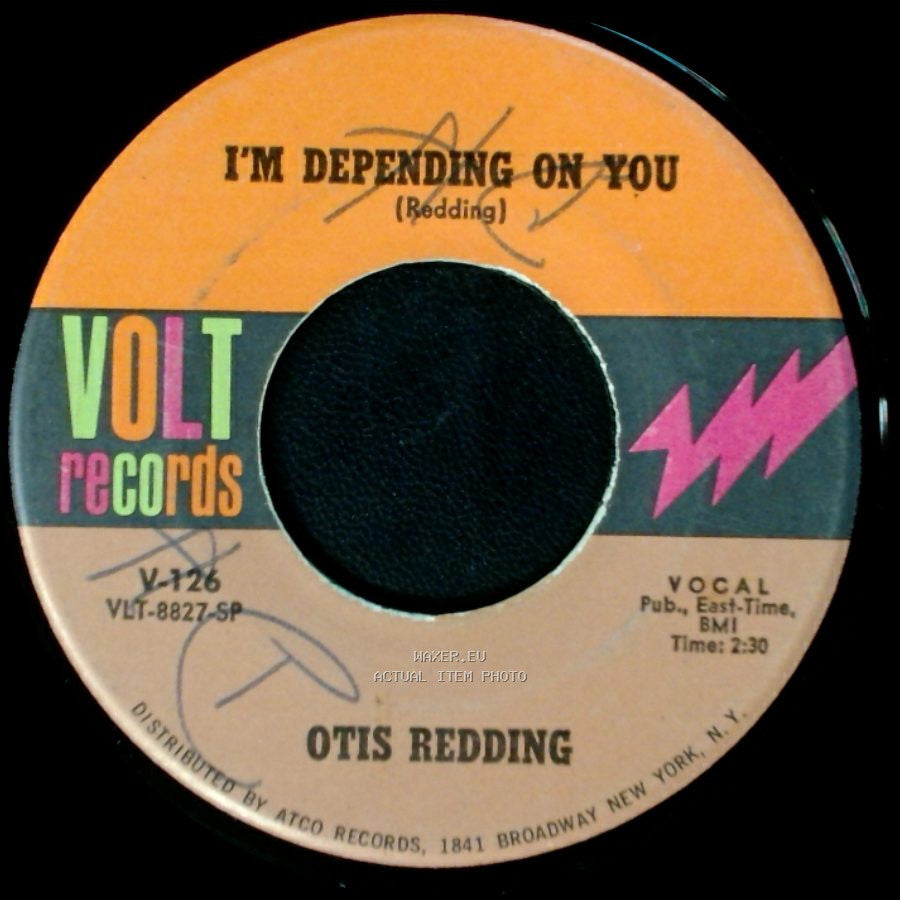 Otis Redding - I'm Depending On You / I've Been Loving You Too Long (To Stop Now) side A
