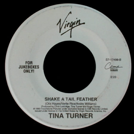 Tina Turner - Shake A Tail Feather / Why Must We Wait Until Tonight? side A