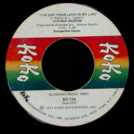 Luther Ingram - Let's Steal Away To The Hideaway / I've Got Your Love In My Life side B