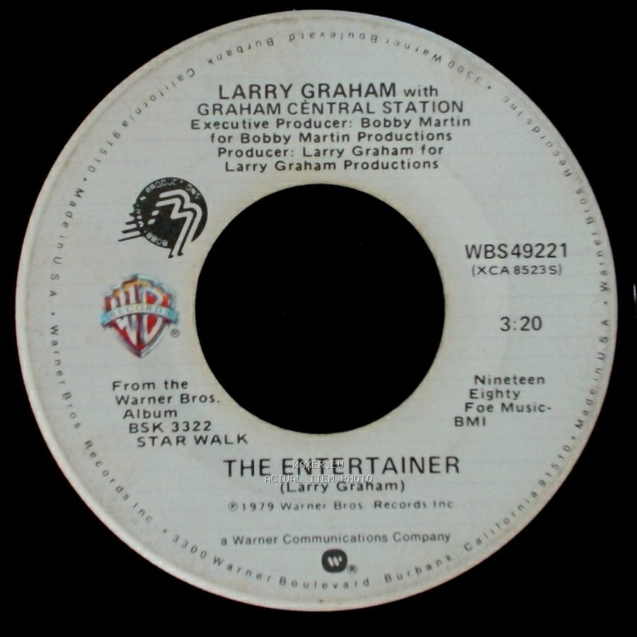 Larry Graham With Graham Central Station / Larry Graham - The Entertainer / One In A Million You side A