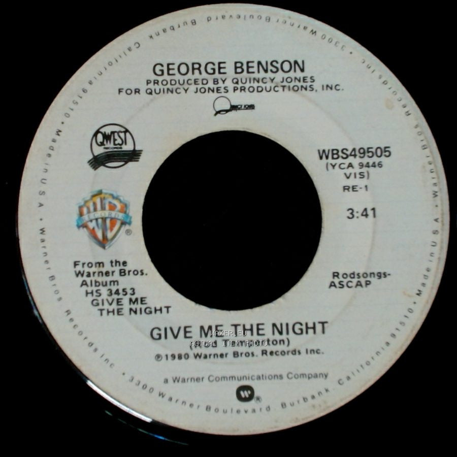 George Benson - Dinorah, Dinorah / Give Me The Night side B