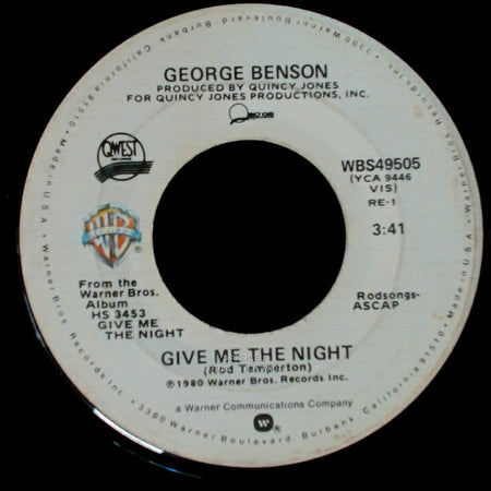 George Benson - Dinorah, Dinorah / Give Me The Night side B