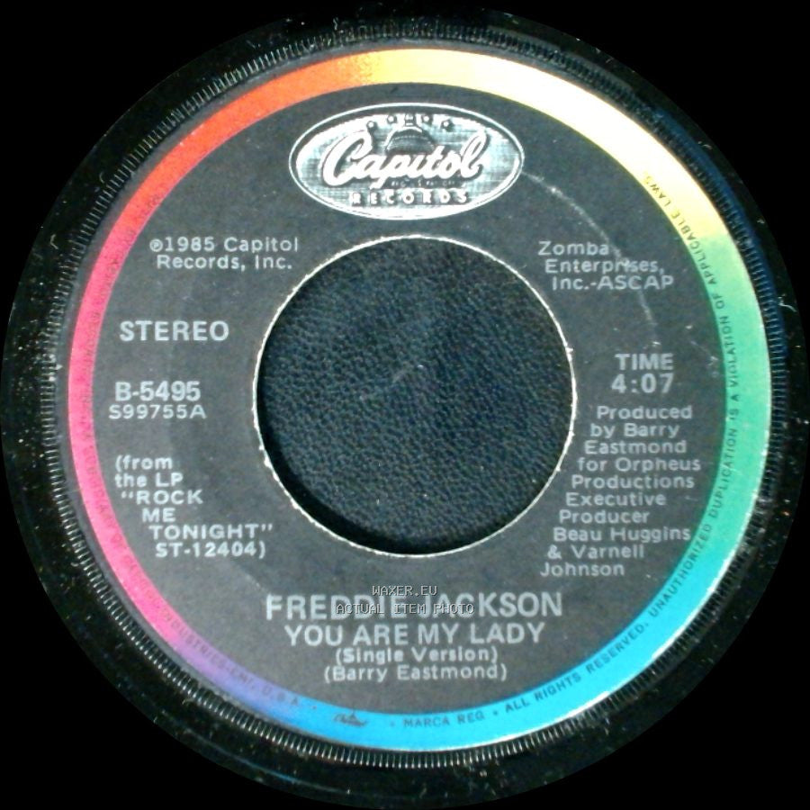 Freddie Jackson - You Are My Lady / I Wanna Say I Love You (Special Theme Version) side A