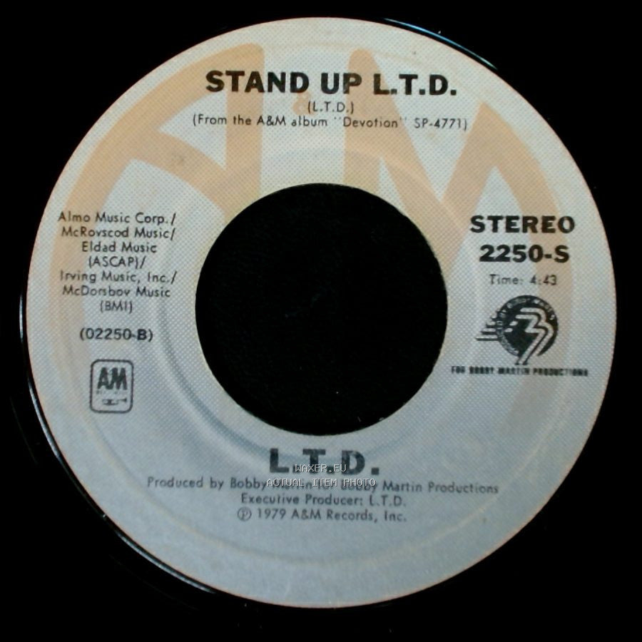 L.T.D. - Where Did We Go Wrong / Stand Up L.T.D. side B