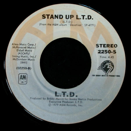 L.T.D. - Where Did We Go Wrong / Stand Up L.T.D. side B