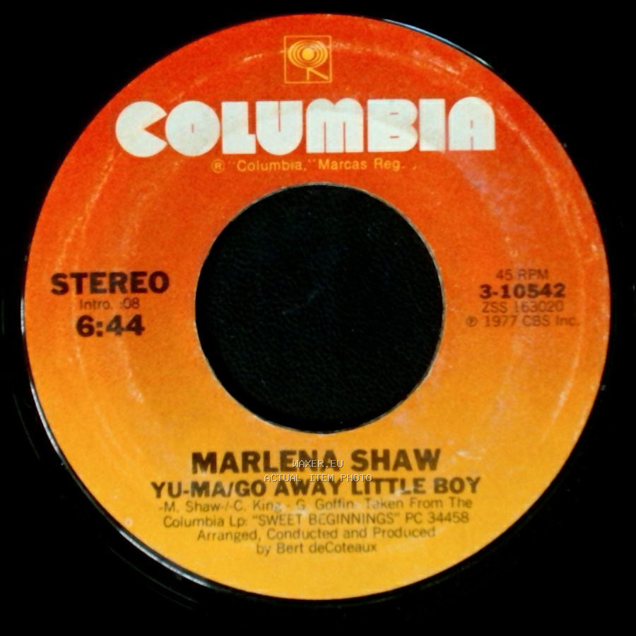 Marlena Shaw - Yu-Ma/Go Away Little Boy / No Deposit, No Return side A