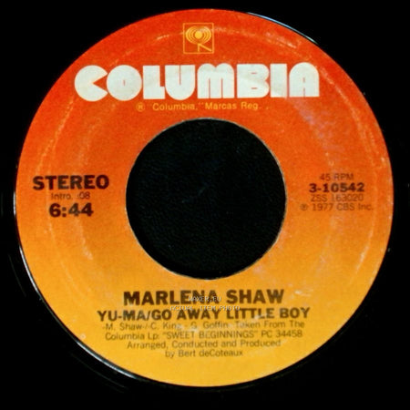 Marlena Shaw - Yu-Ma/Go Away Little Boy / No Deposit, No Return side A