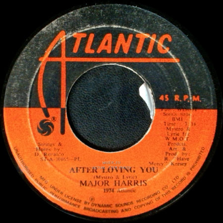 Major Harris - Love Won't Let Me Wait / After Loving You side B