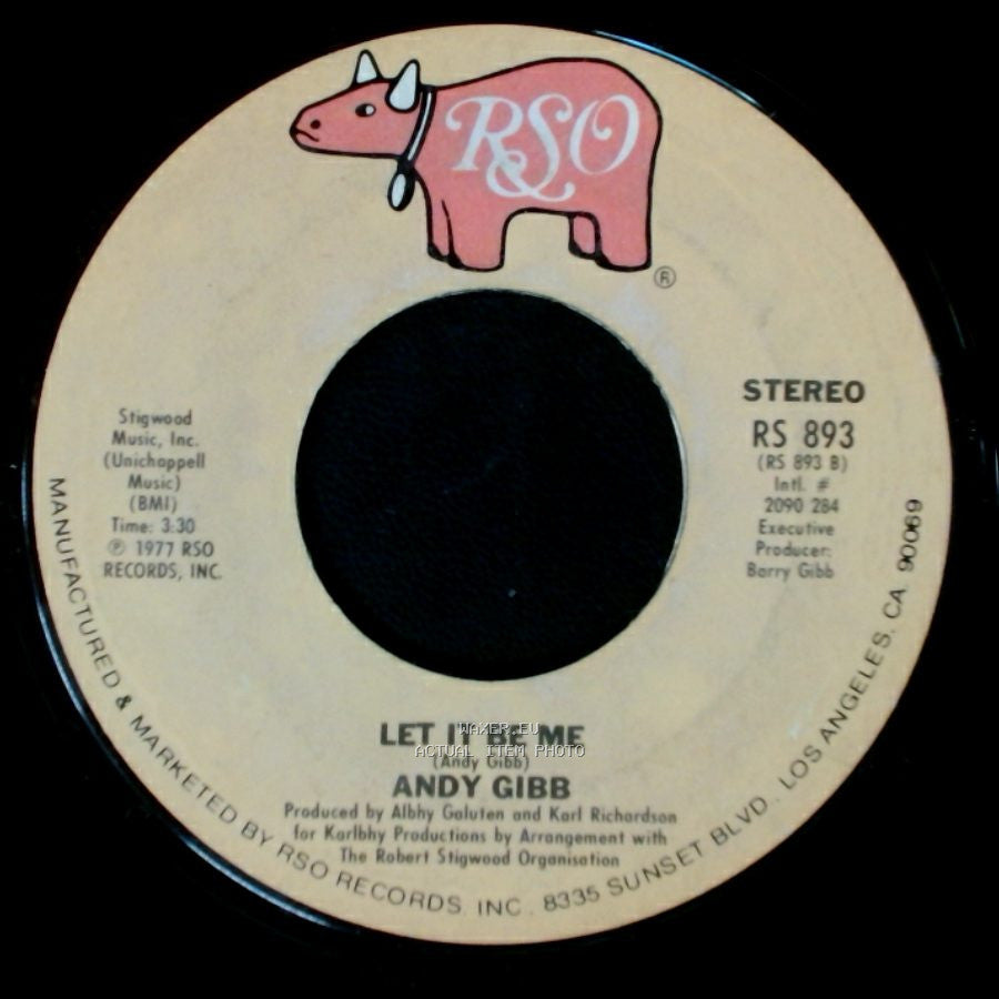 Andy Gibb - Let It Be Me / Shadow Dancing side A