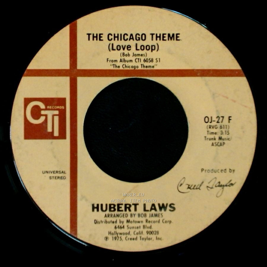 Hubert Laws - I Had A Dream / The Chicago Theme (Love Loop) side B