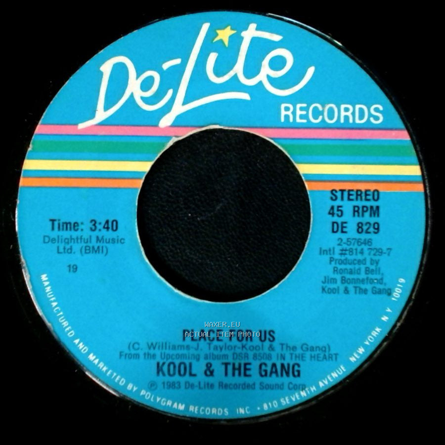 Kool & The Gang - Joanna / Place For Us side B