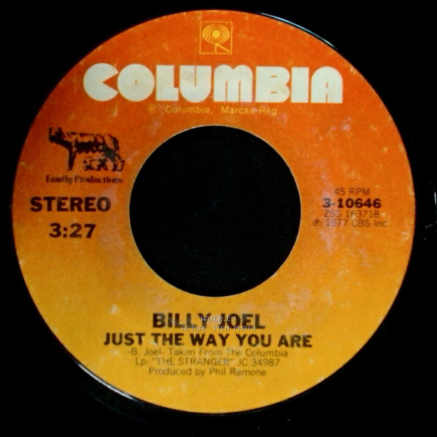 Billy Joel - Get It Right The First Time / Just The Way You Are side B