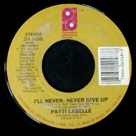 Patti Labelle - I'll Never, Never Give Up / If Only You Knew side A