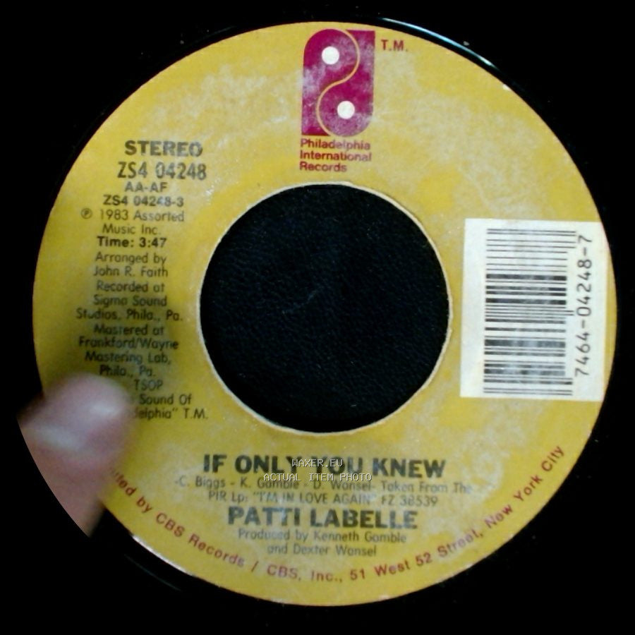 Patti Labelle - I'll Never, Never Give Up / If Only You Knew side B