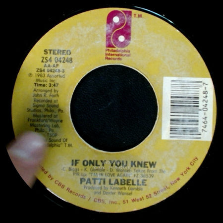 Patti Labelle - I'll Never, Never Give Up / If Only You Knew side B