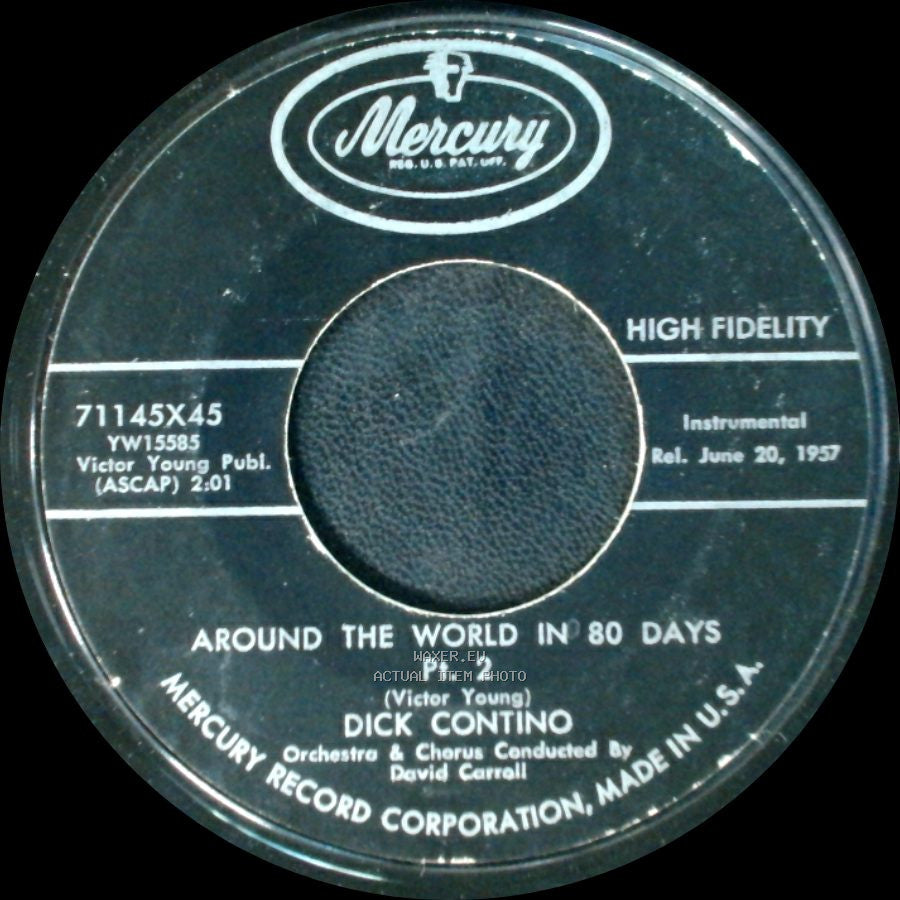 Dick Contino - Around The World In 80 Days Pt. 2 / Around The World In 80 Days Pt. 1 side A
