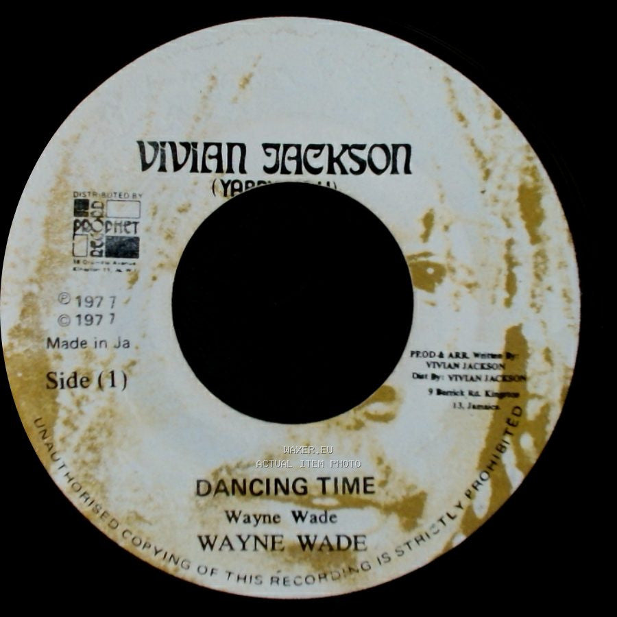 Wayne Wade / Vivian Jackson - Dancing Time / Dancing Dub side A
