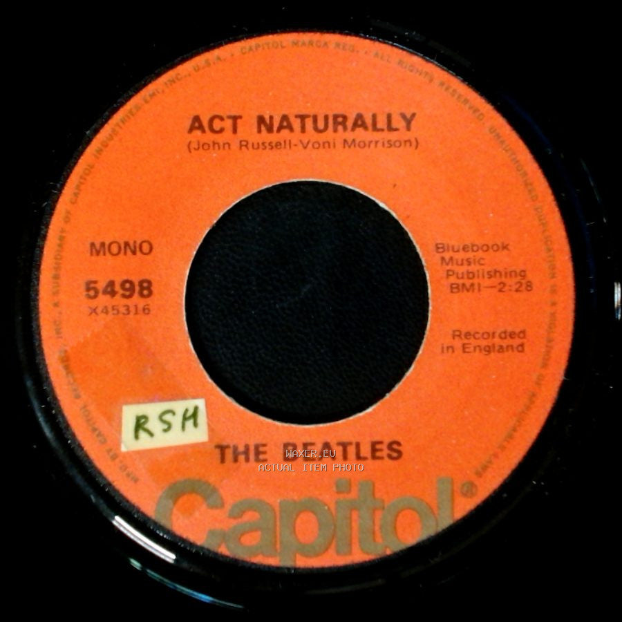 The Beatles - Act Naturally / Yesterday side A
